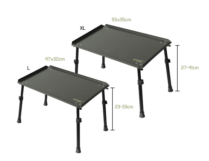 DELPHIN Kaprařský stolek STEELS L 47x30cm