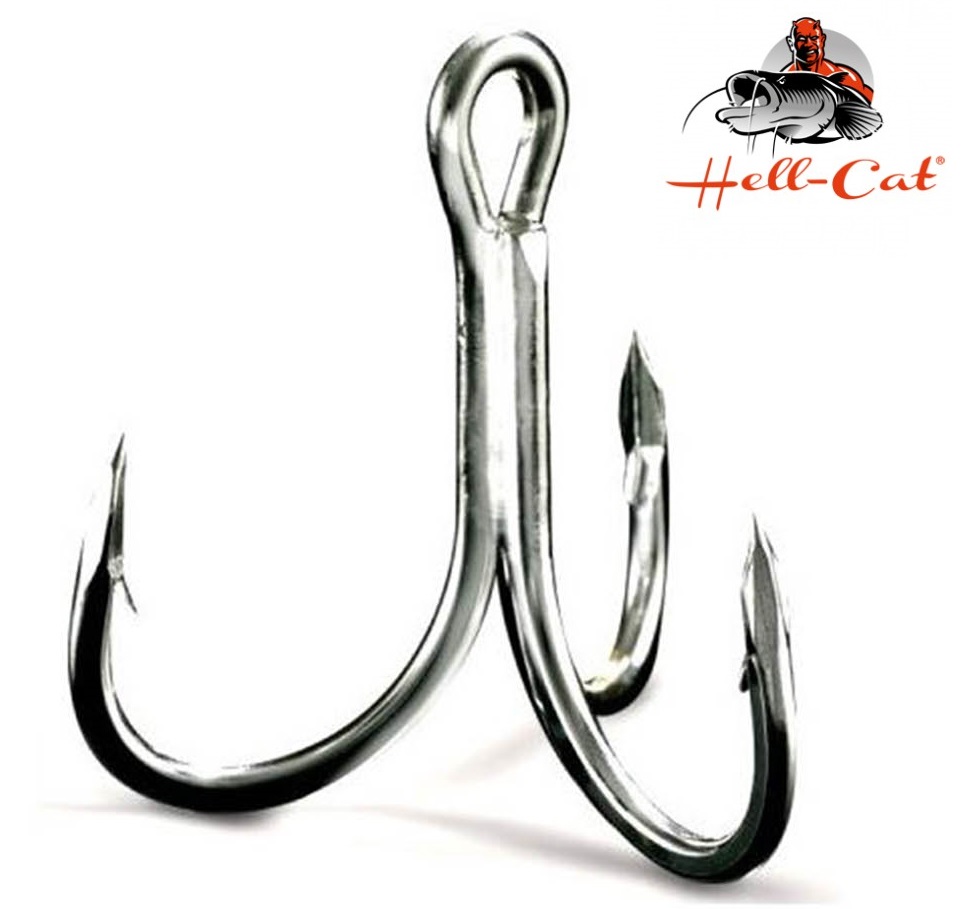 HELL-CAT Trojháček 6X Strong 5ks #3/0