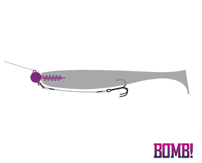 DELPHIN BOMB! Twisto Jiger 3ks 15g