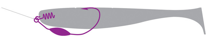 DELPHIN BOMB! HeavyShank 5ks 10g #5/0