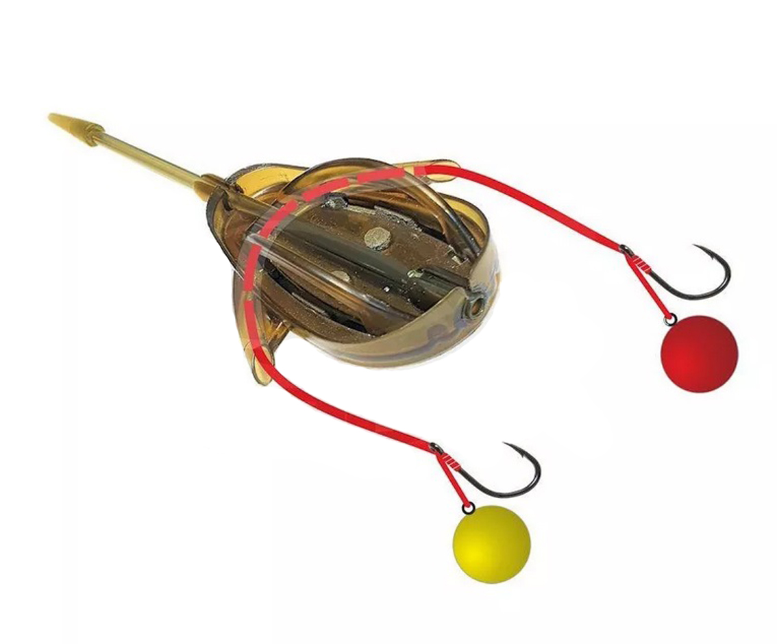 CRALUSSO Krmítko Method Double Chance 1ks 50g