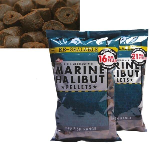 DYNAMITE BAITS Pelety Marine Halibut Not Drilled 900g 14mm