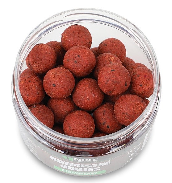 NIKL Rozpustné boilies Strawberry 150g 24mm