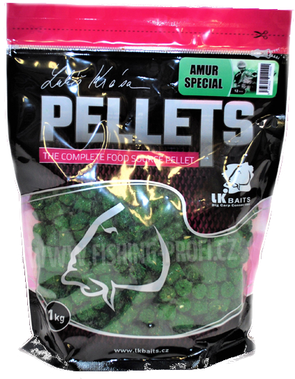 LK BAITS Pelety Amur Special 1kg 12mm