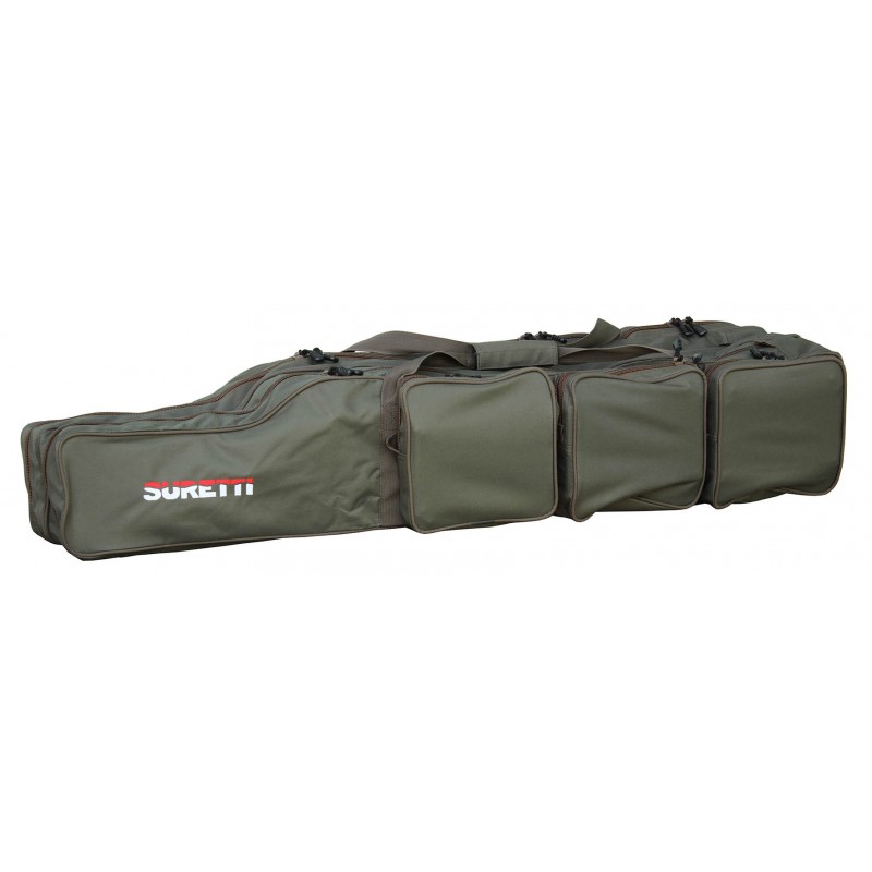 SURETTI Obal na pruty tříkomorový 85cm