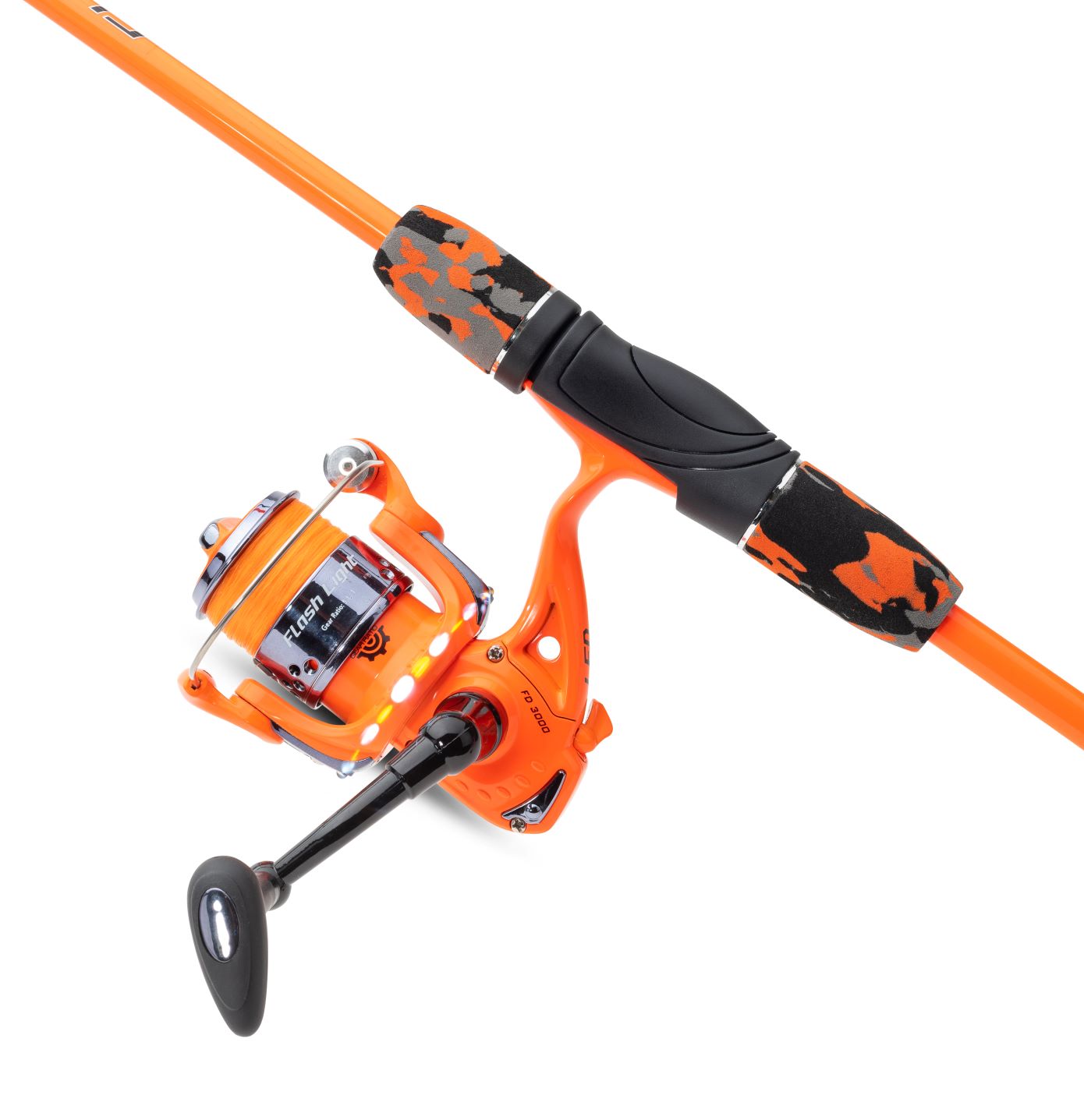 SAENGER Prut Flashlight Stick 240cm 20-80g + naviják Flashlight 30