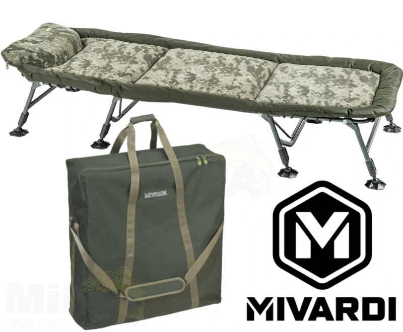 AKCE MIVARDI Lehátko CamoCODE Flat8 + transportní taška Camocode