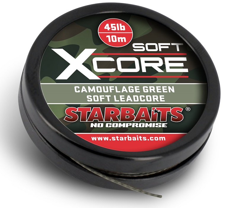STARBAITS Olověná šňůra X-CORE Cam Soft 10m 45lbs