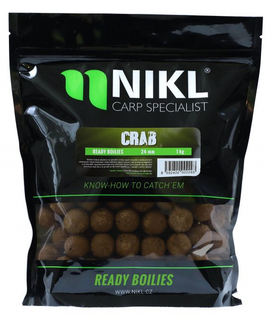 NIKL Hotové boilies Crab 1kg 24mm