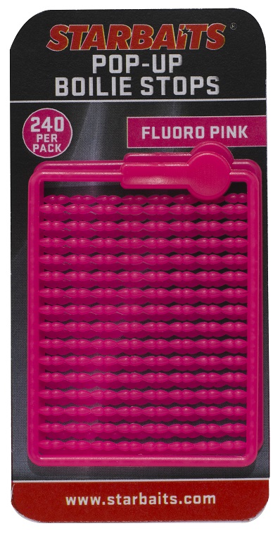 STARBAITS Zarážky na boilies Pop-up Boilie Stops Fluoro Pink
