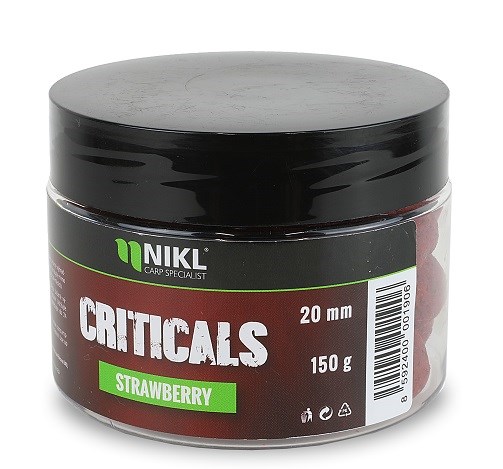 NIKL Criticals boilie Strawberry 150g 20mm