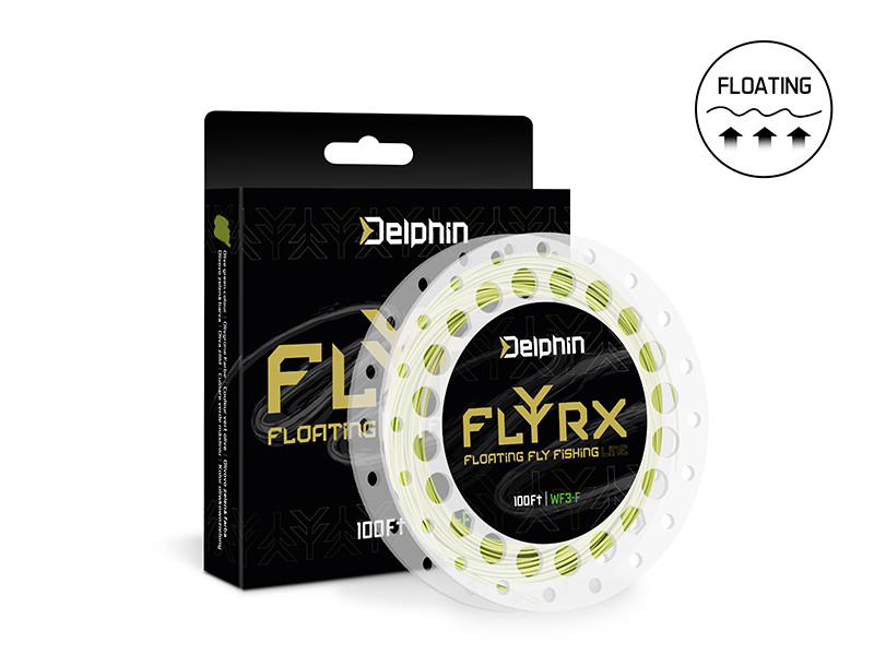 DELPHIN Muškařská šňůra FLYRX WF5-F / 100FT
