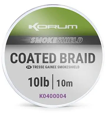 KORUM Stahovací návazcová šňůra Smokeshield Coated Braid 10m 10lb