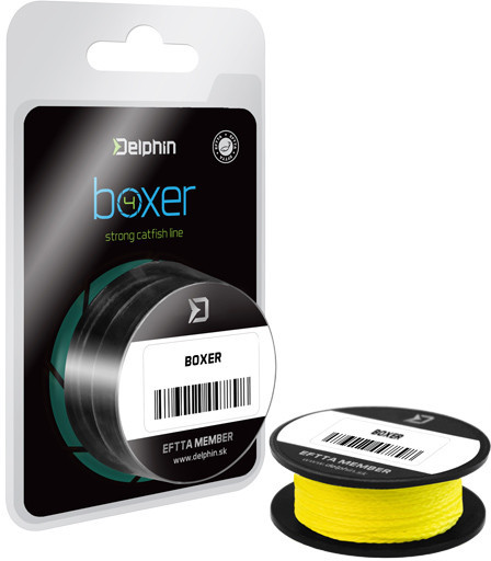 DELPHIN Sumcová návazcová šňůra Boxer 10m 0,70mm 62,8kg žlutá