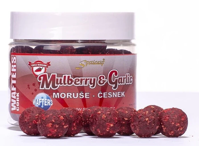 SPORTCARP Neutrálně vyvážené Wafters Cork Moruše česnek 300ml 20mm