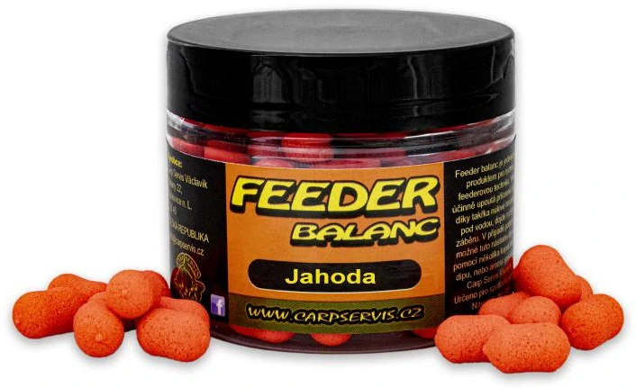 CARP SERVIS VÁCLAVÍK Feeder Balanc Jahoda 8x12mm 45g