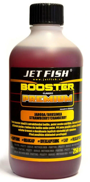 JET FISH Booster Premium Clasicc Jahoda Brusinka 250ml