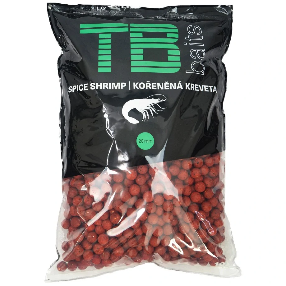 TB BAITS Boilie Spice Shrimp 10kg 20mm