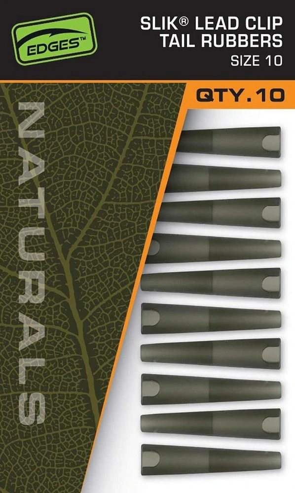 FOX Převleky Edges Naturals Slik Lead Clips Tail Rubbers #10