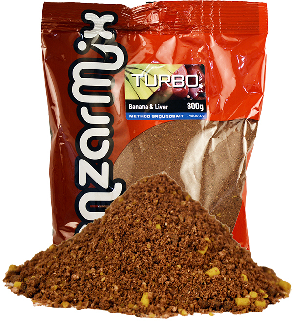BENZAR MIX Krmítková směs Turbo Method Banán Játra 800g