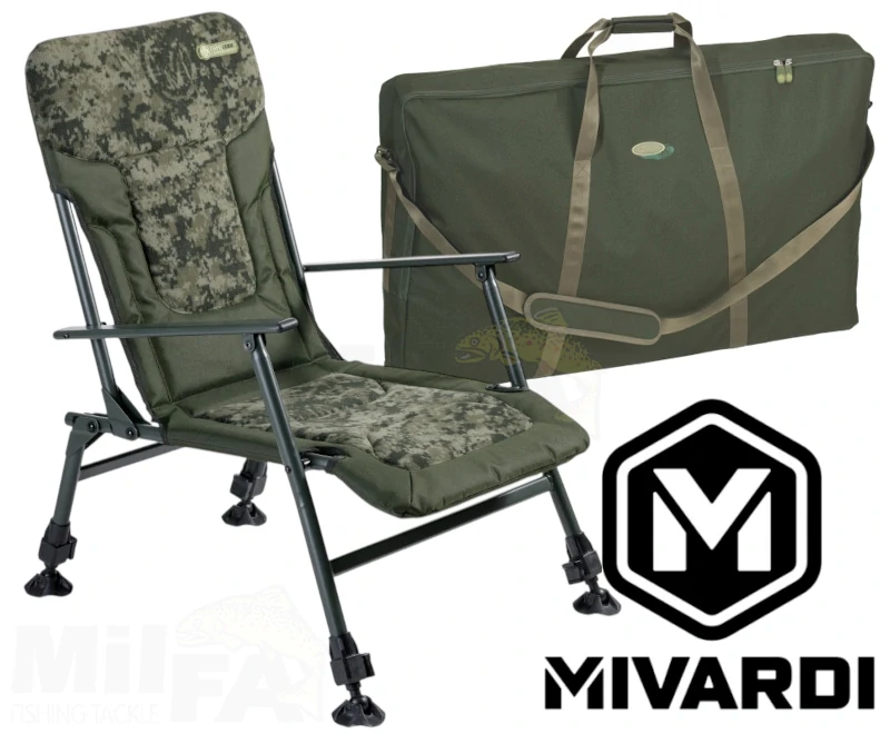 AKCE MIVARDI Křeslo CamoCODE Express + transportní taška Express