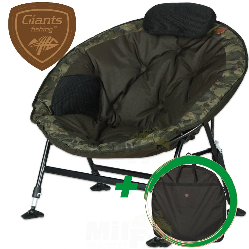 AKCE GIANTS FISHING Sedačka Moon Chair Deluxe + přepravní taška