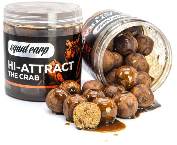 SQUAT CARP Boilies v dipu Hi-Attract The Crab 20mm 220g