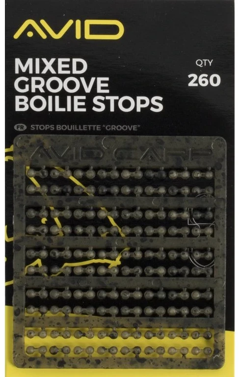 AVID Outline Mixed Groove Boilie Stops
