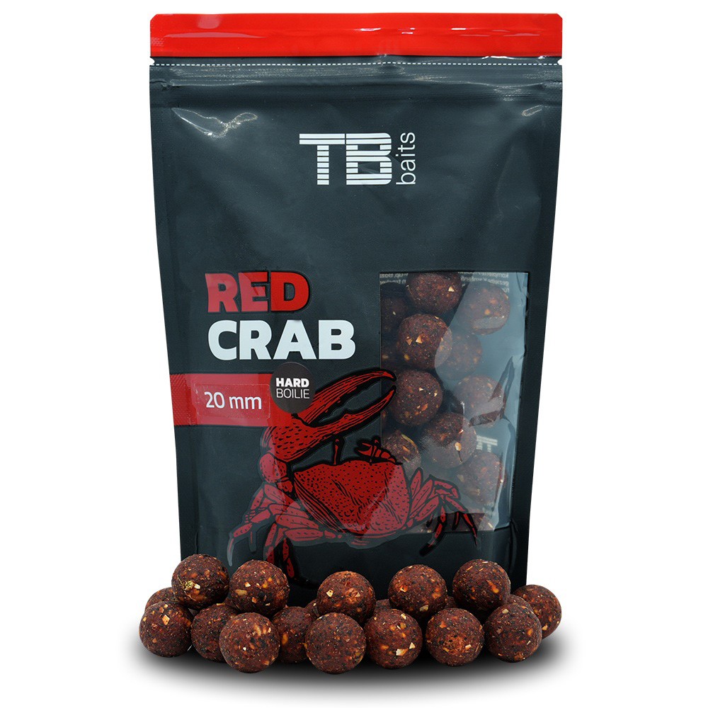 TB BAITS Hard boilie Red Crab 250g 28mm