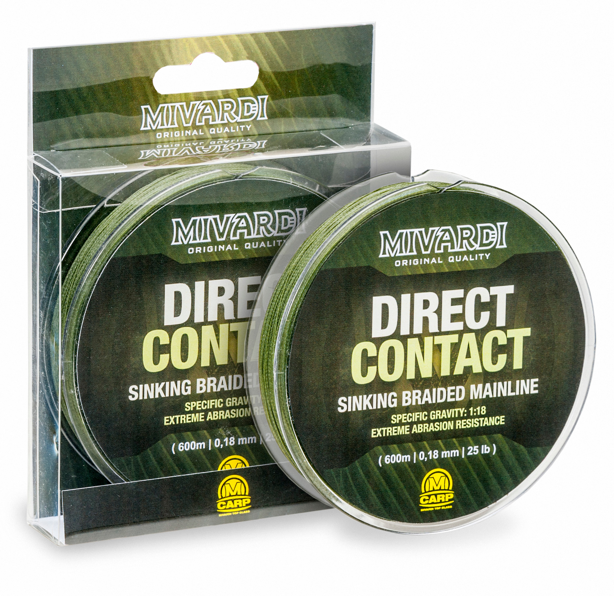 MIVARDI Potapivá šňůra DirectContact Sinking braid 0,18mm 600m