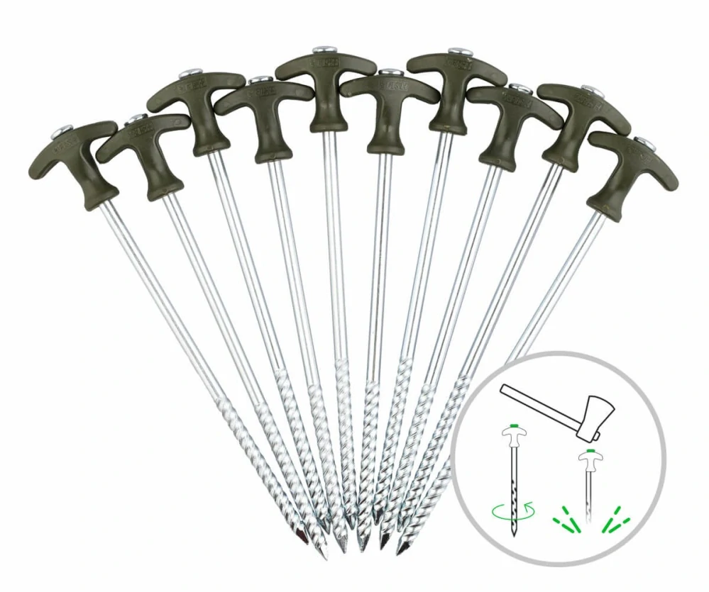 ZFISH Kolíky Bivvy Peg Set 25cm 10ks