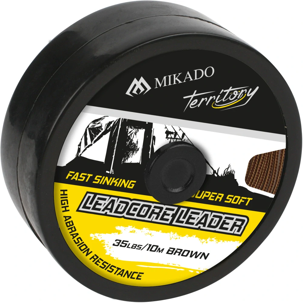 MIKADO Olověná šňůrka Leadcore leader Brown 10m 45lbs