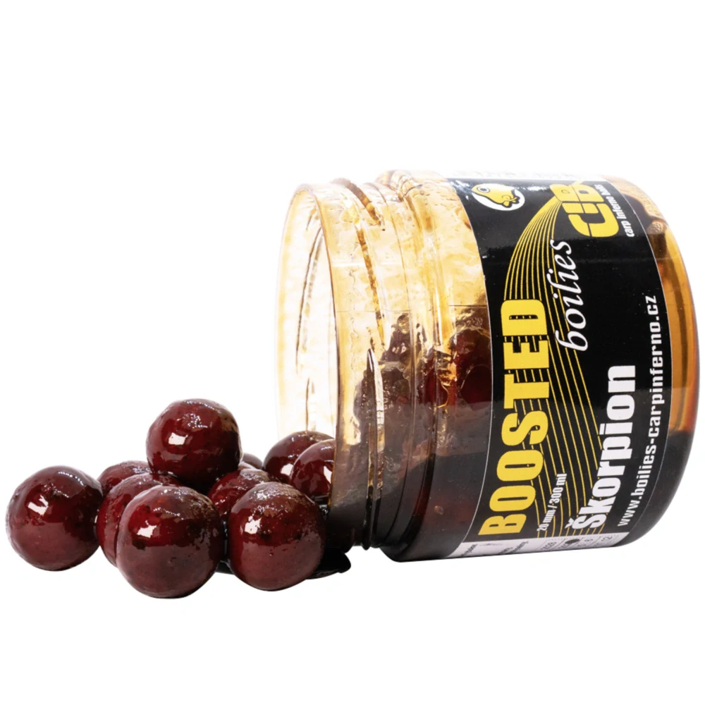 CARP INFERNO Boosted Boilies Hot Line Škorpion 300ml 20mm