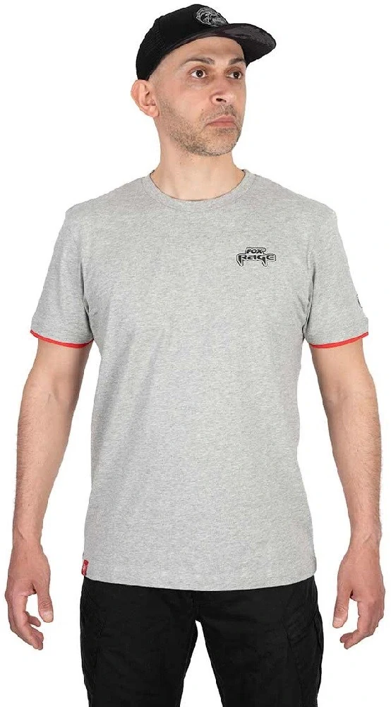 FOX RAGE Tričko Voyager Tee Light Grey Large