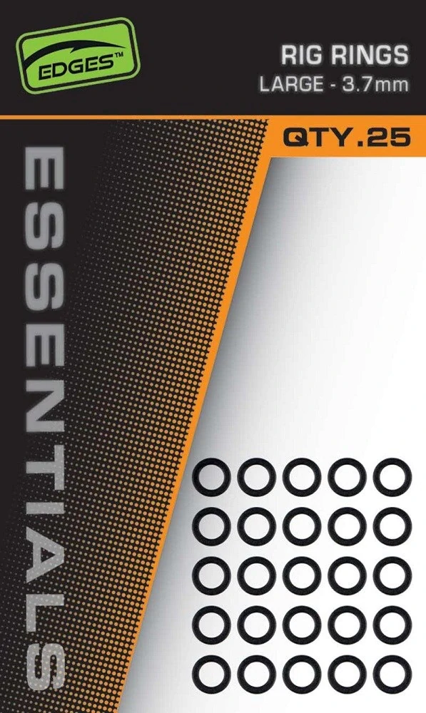 FOX Kroužky Essentials Rig Rings Large 25ks 3,7mm