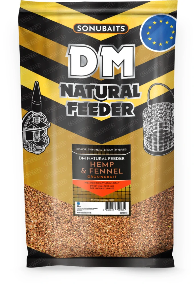 SONUBAITS Krmení DM Natural Feeder Hemp & Fennel 1kg