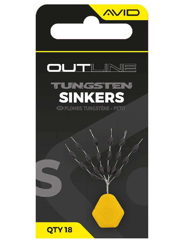 AVID Zarážky Outline Tungsten Sinkers - Small