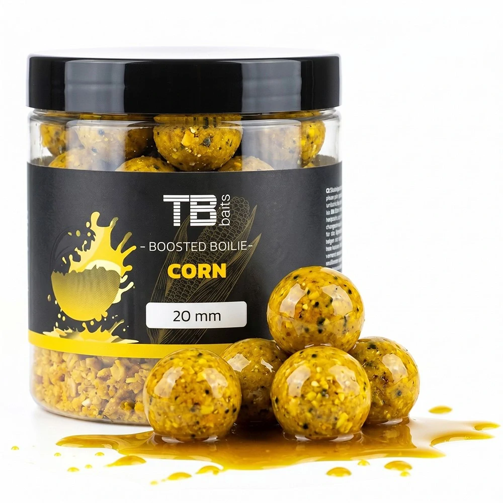 TB BAITS Boosterované Boilie Corn 120g 24mm