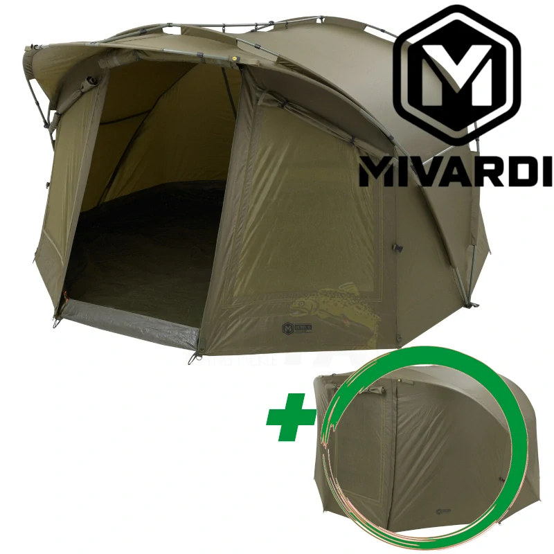 AKCE MIVARDI Bivak Entrix XL + přehoz na bivak Entrix XL