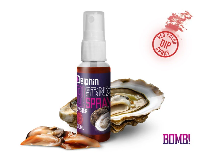 DELPHIN Dipovací sprej Stinx Spray Ústřice červený 30ml