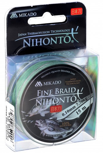MIKADO Šňůra Nihonto Fine Braid 15m 0,23mm 20,2kg