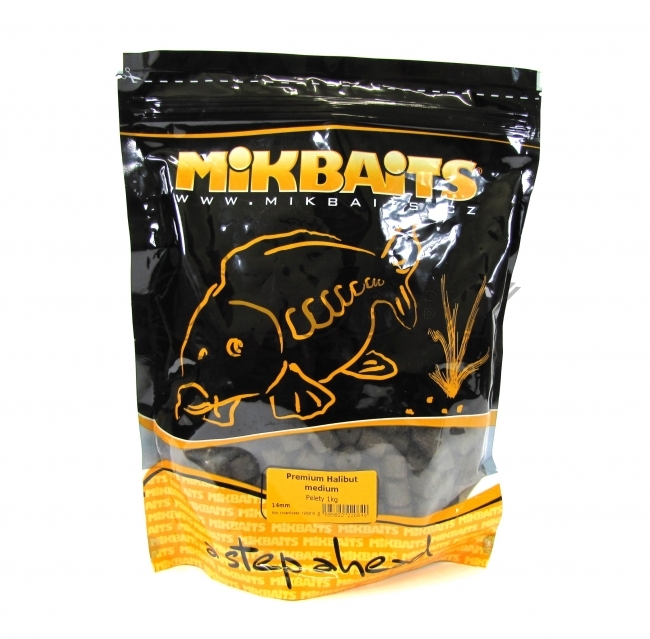 MIKBAITS Pelety Premium Halibut Mega 1kg 20mm