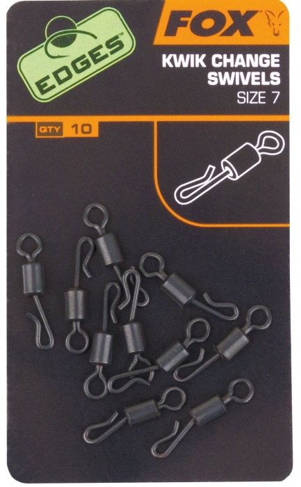 FOX Rychlovýměnné obratlíky Edges Kwik Change Swivel 10ks #7