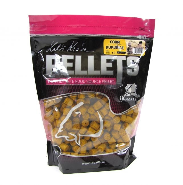 LK BAITS Kukuřičné pelety Corn Pellet 1kg 20mm