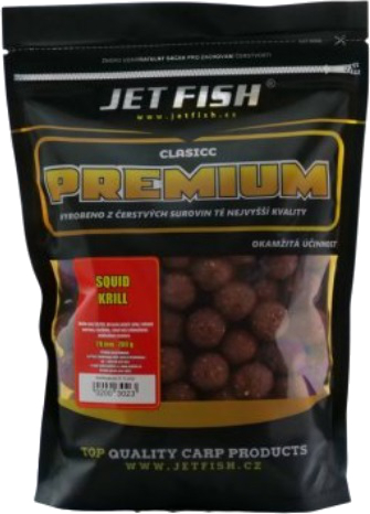 JET FISH Boilie Premium Clasicc Squid Krill 700g 20mm