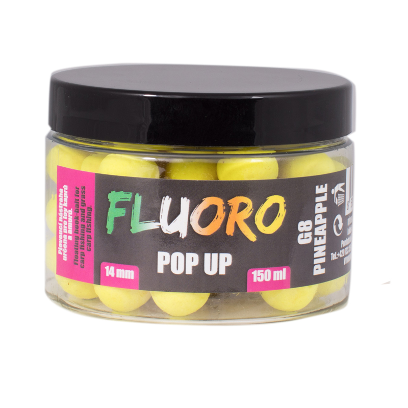 LK BAITS Fluoro Pop Up G8 Pineapple 150ml 14mm