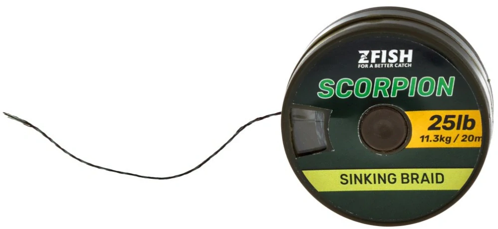ZFISH Šňůrka Scorpion Sinking Braid 20m 20lb