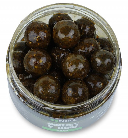 NIKL Boilies v dipu Crab 250g 20mm