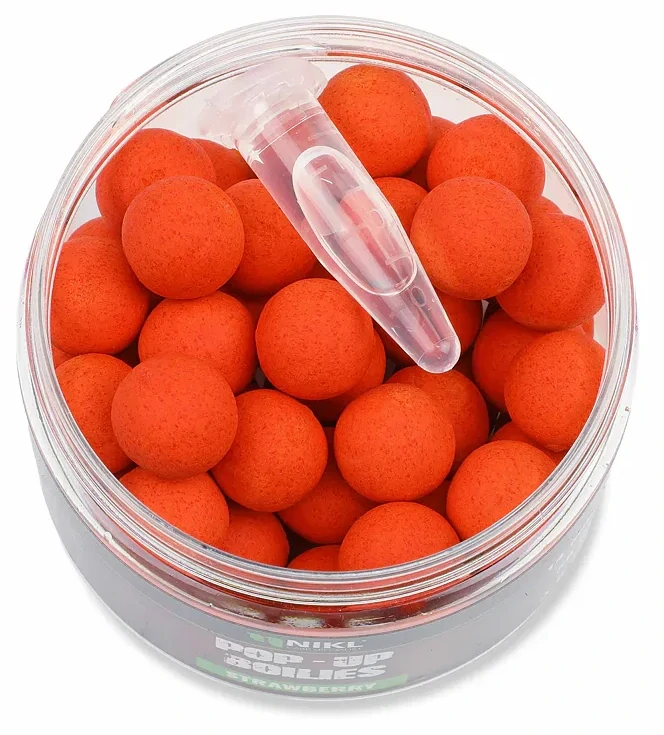 NIKL Plovoucí boilies Strawberry 50g 14mm