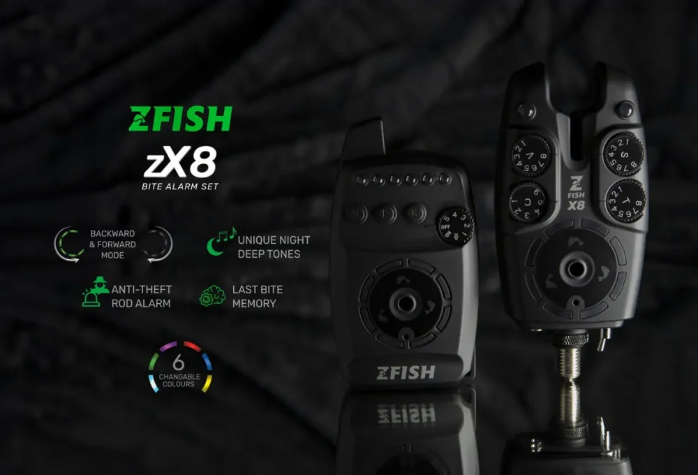 ZFISH Sada hlásičů Bite Alarm Set ZX8 PRO 2+1